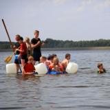 Pfadfinder in Bagenz (17. Juli 2014)